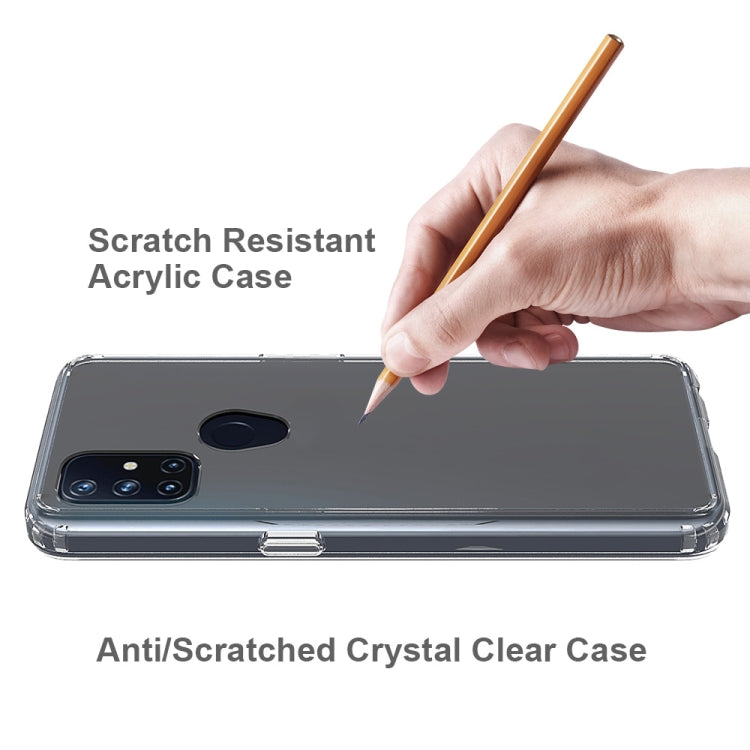 For OnePlus Nord N10 5G Shockproof Scratchproof TPU + Acrylic Protective Case