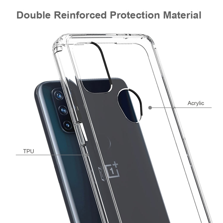 For OnePlus Nord N10 5G Shockproof Scratchproof TPU + Acrylic Protective Case