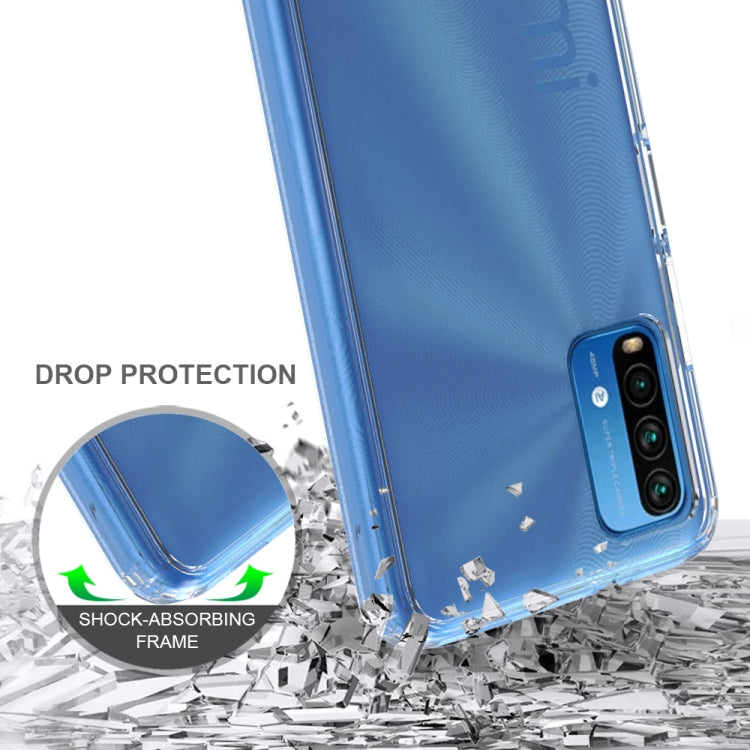 For Xiaomi Poco M3 / Redmi 9T Shockproof Scratchproof TPU + Acrylic Protective Case