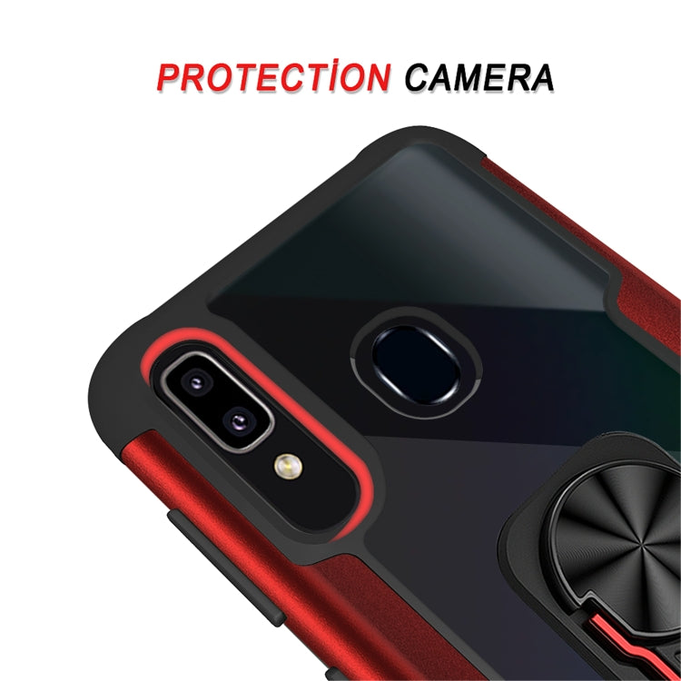 For Samsung Galaxy A50 / A50s / A30s PC +TPU + Metal Shockproof Protective Case with Ring Holder