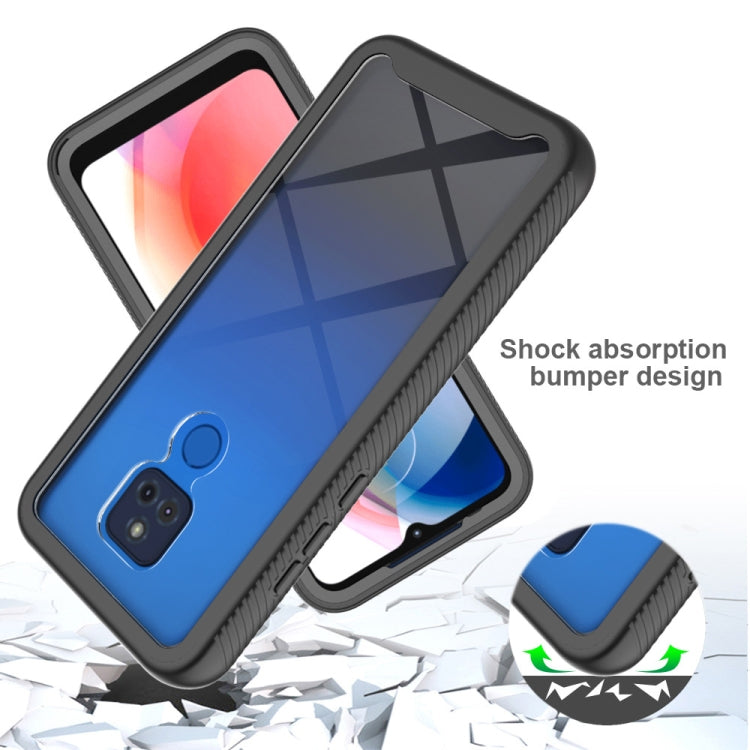 For Motorola Moto G Play (2021) Starry Sky Solid Color Series Shockproof PC + TPU Protective Case