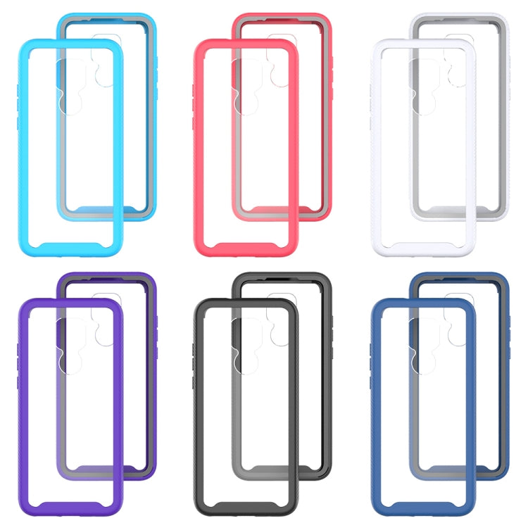 For Motorola Moto G Play (2021) Starry Sky Solid Color Series Shockproof PC + TPU Protective Case
