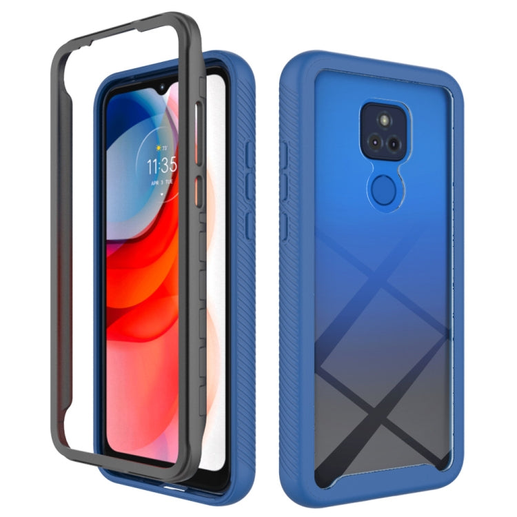 For Motorola Moto G Play (2021) Starry Sky Solid Color Series Shockproof PC + TPU Protective Case