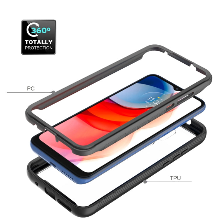 For Motorola Moto G Play (2021) Starry Sky Solid Color Series Shockproof PC + TPU Protective Case