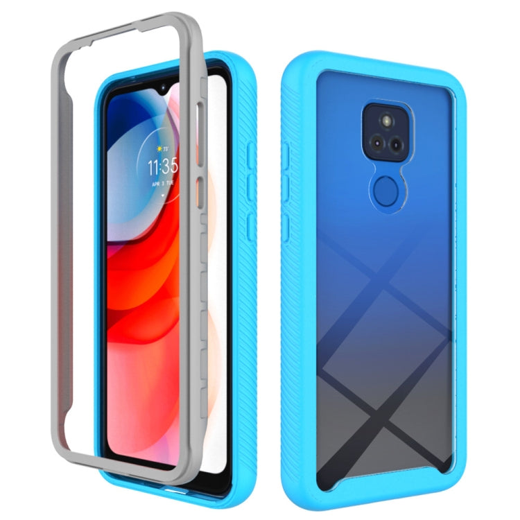 For Motorola Moto G Play (2021) Starry Sky Solid Color Series Shockproof PC + TPU Protective Case