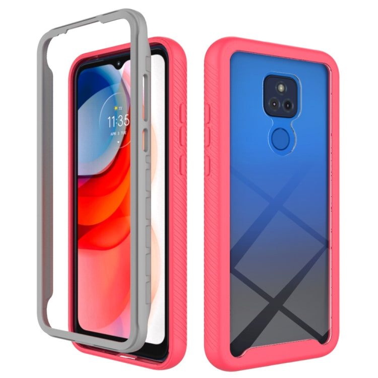 For Motorola Moto G Play (2021) Starry Sky Solid Color Series Shockproof PC + TPU Protective Case
