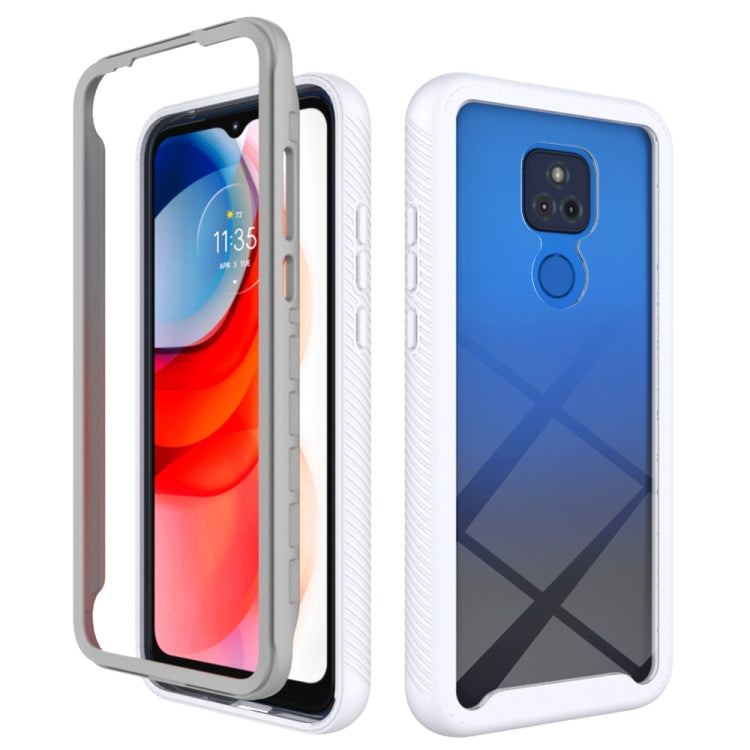 For Motorola Moto G Play (2021) Starry Sky Solid Color Series Shockproof PC + TPU Protective Case