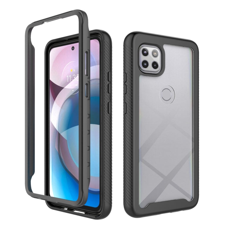 For Motorola Moto One 5G Ace Starry Sky Solid Color Series Shockproof PC + TPU Protective Case