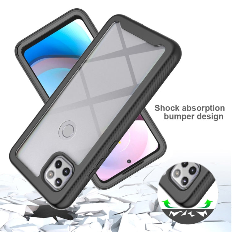 For Motorola Moto One 5G Ace Starry Sky Solid Color Series Shockproof PC + TPU Protective Case