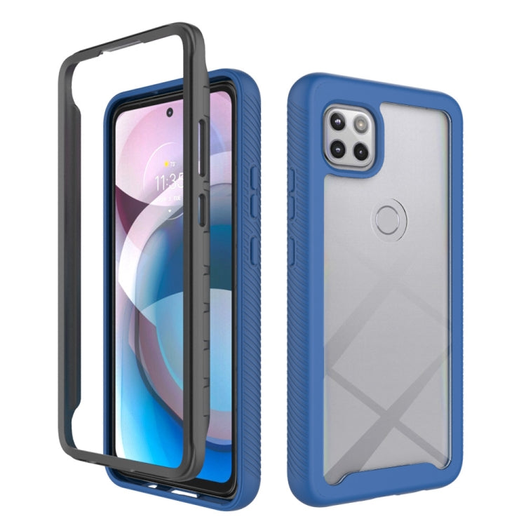 For Motorola Moto One 5G Ace Starry Sky Solid Color Series Shockproof PC + TPU Protective Case