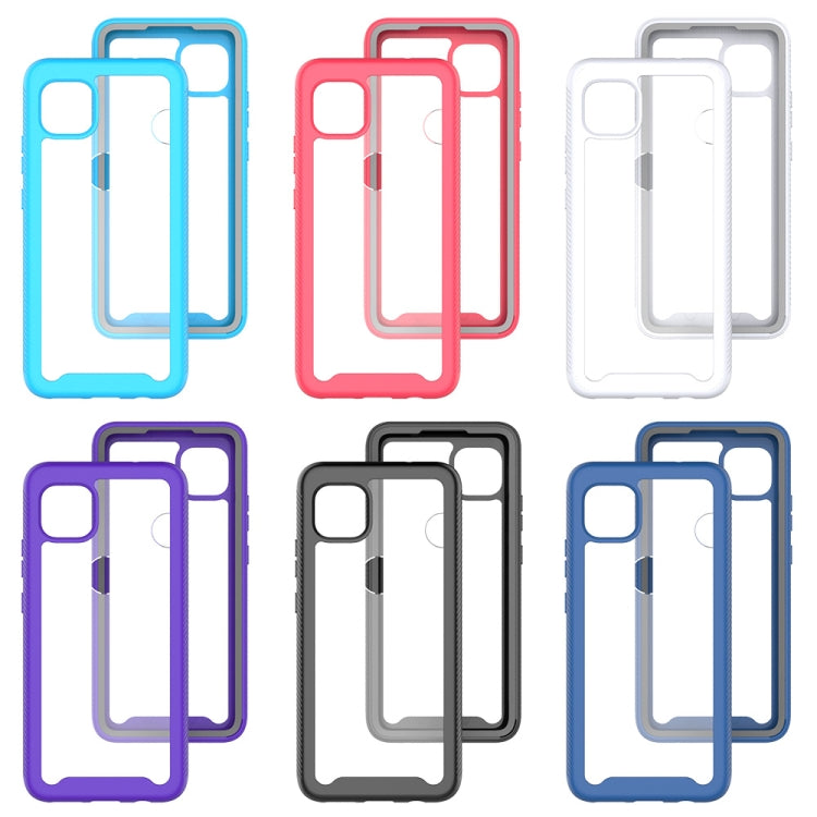 For Motorola Moto One 5G Ace Starry Sky Solid Color Series Shockproof PC + TPU Protective Case
