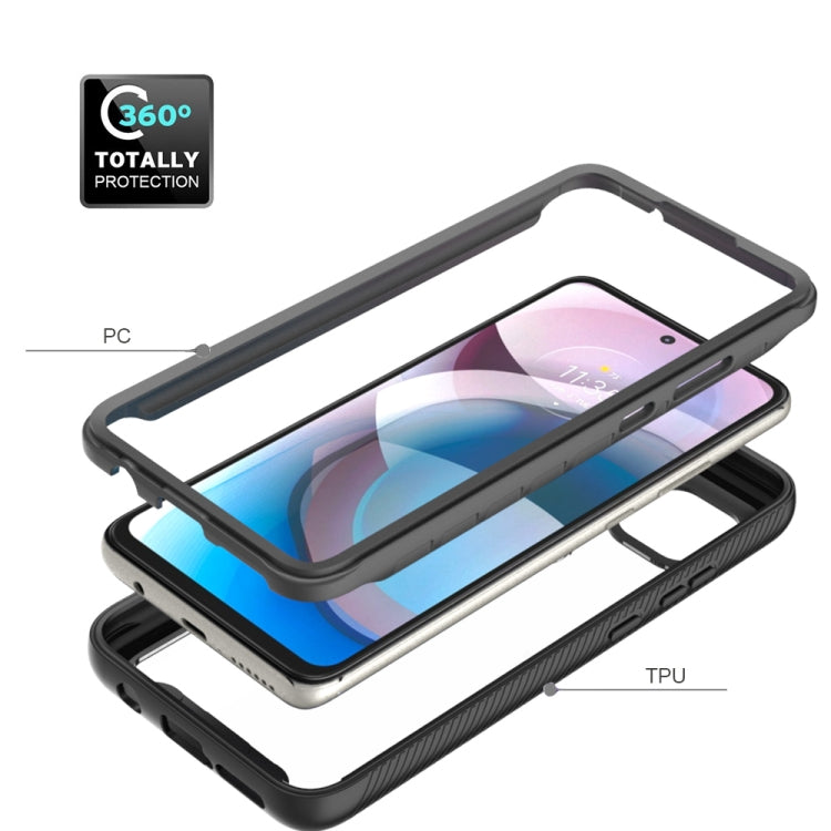 For Motorola Moto One 5G Ace Starry Sky Solid Color Series Shockproof PC + TPU Protective Case