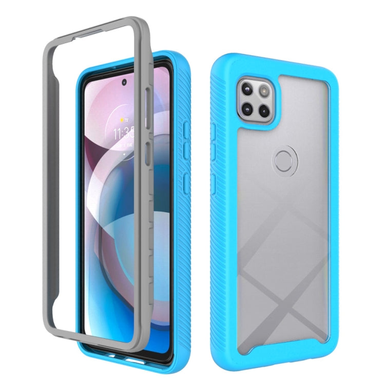 For Motorola Moto One 5G Ace Starry Sky Solid Color Series Shockproof PC + TPU Protective Case