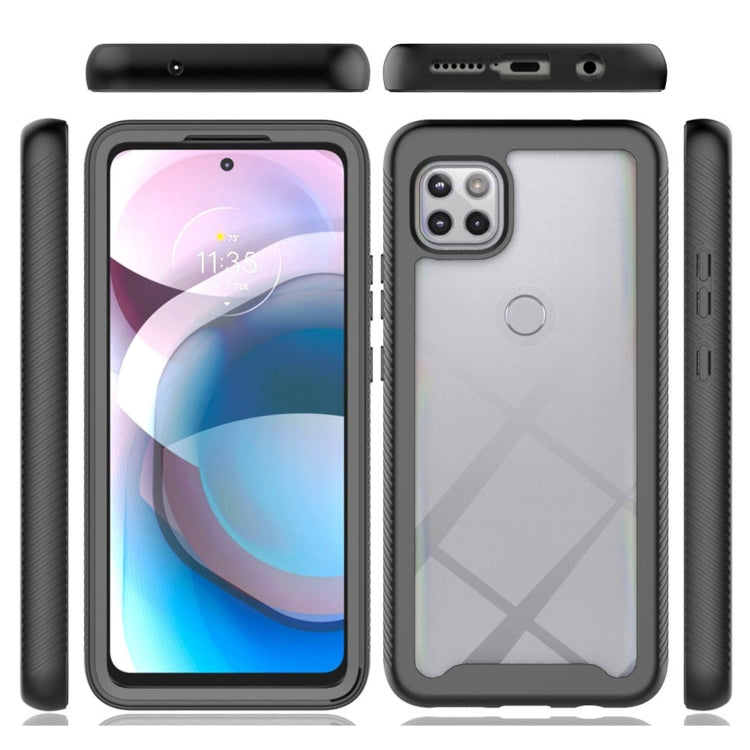 For Motorola Moto One 5G Ace Starry Sky Solid Color Series Shockproof PC + TPU Protective Case