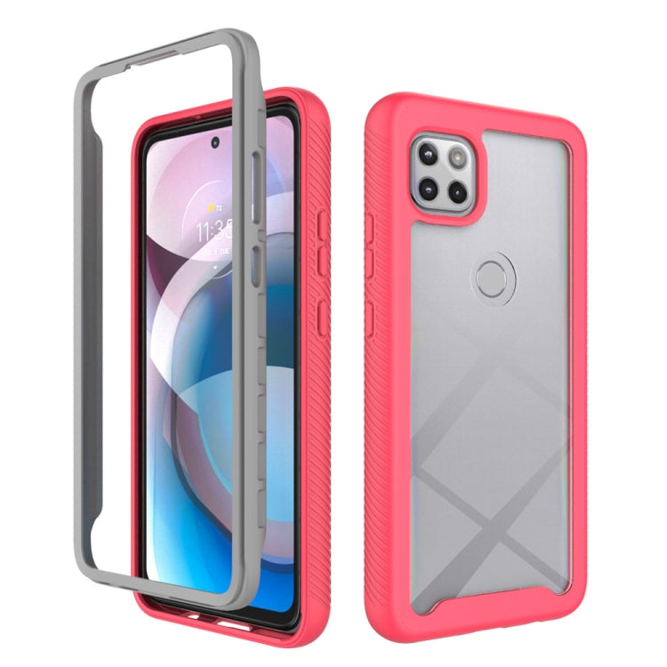 For Motorola Moto One 5G Ace Starry Sky Solid Color Series Shockproof PC + TPU Protective Case