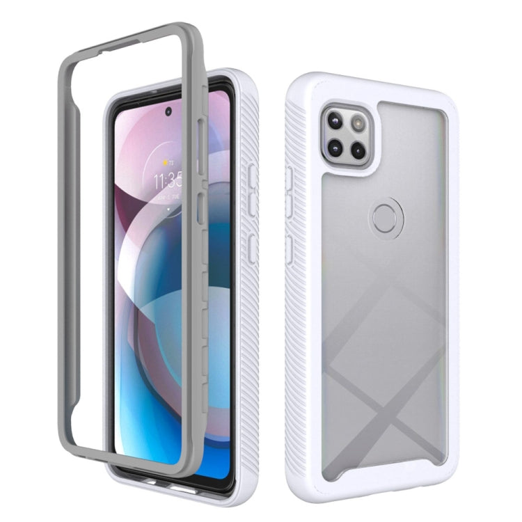 For Motorola Moto One 5G Ace Starry Sky Solid Color Series Shockproof PC + TPU Protective Case