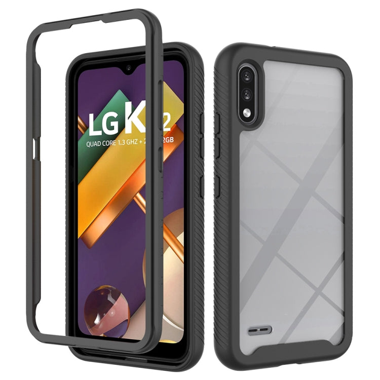 For LG K22 Starry Sky Solid Color Series Shockproof PC + TPU Protective Case