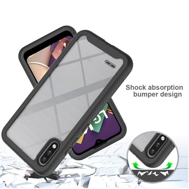 For LG K22 Starry Sky Solid Color Series Shockproof PC + TPU Protective Case