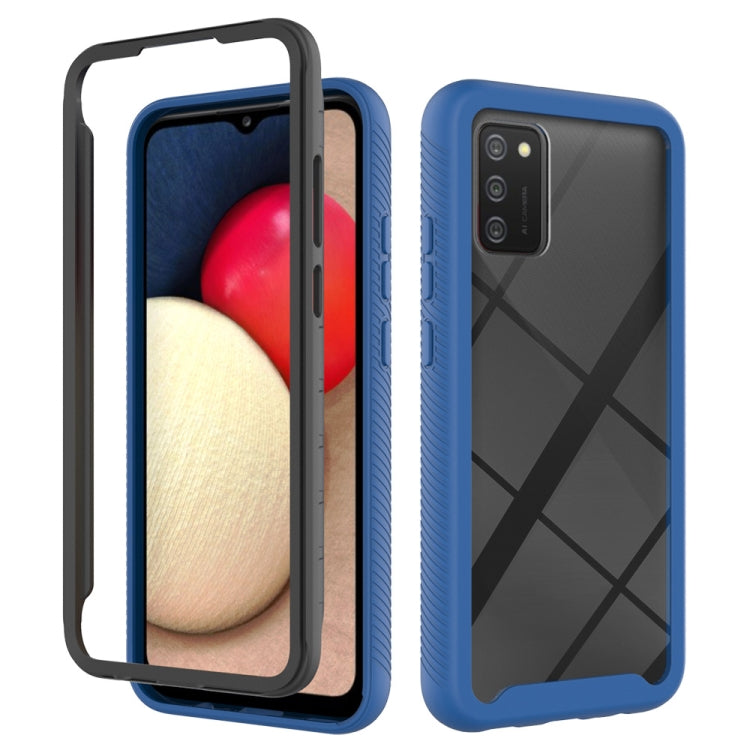 For Samsung Galaxy A02s (EU Version) Starry Sky Solid Color Series Shockproof PC + TPU Protective Case
