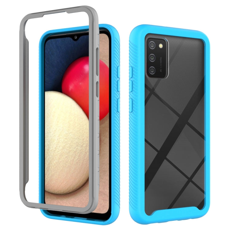 For Samsung Galaxy A02s (EU Version) Starry Sky Solid Color Series Shockproof PC + TPU Protective Case
