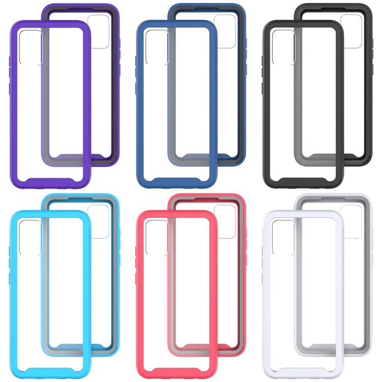 For Samsung Galaxy A02s (EU Version) Starry Sky Solid Color Series Shockproof PC + TPU Protective Case