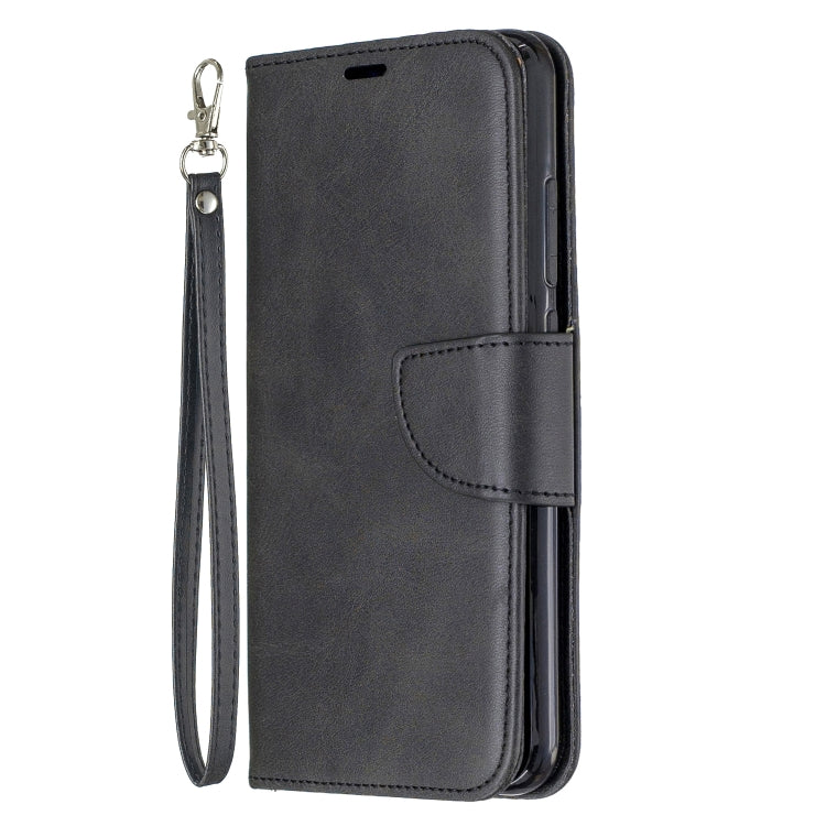 For Xiaomi Redmi Note 8 Retro Lambskin Texture Pure Color Horizontal Flip PU Leather Case with Holder & Card Slots & Wallet & Lanyard