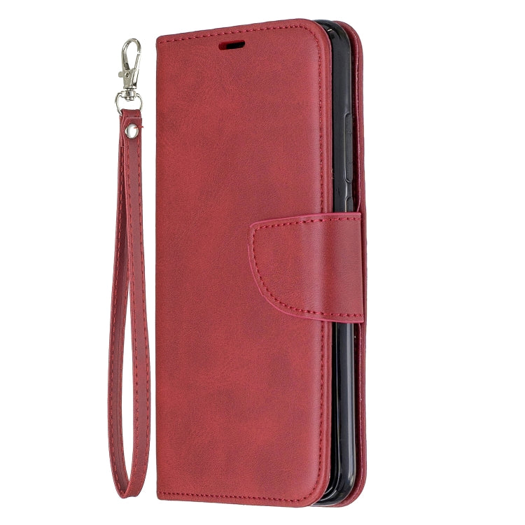 For Xiaomi Redmi Note 8 Retro Lambskin Texture Pure Color Horizontal Flip PU Leather Case with Holder & Card Slots & Wallet & Lanyard