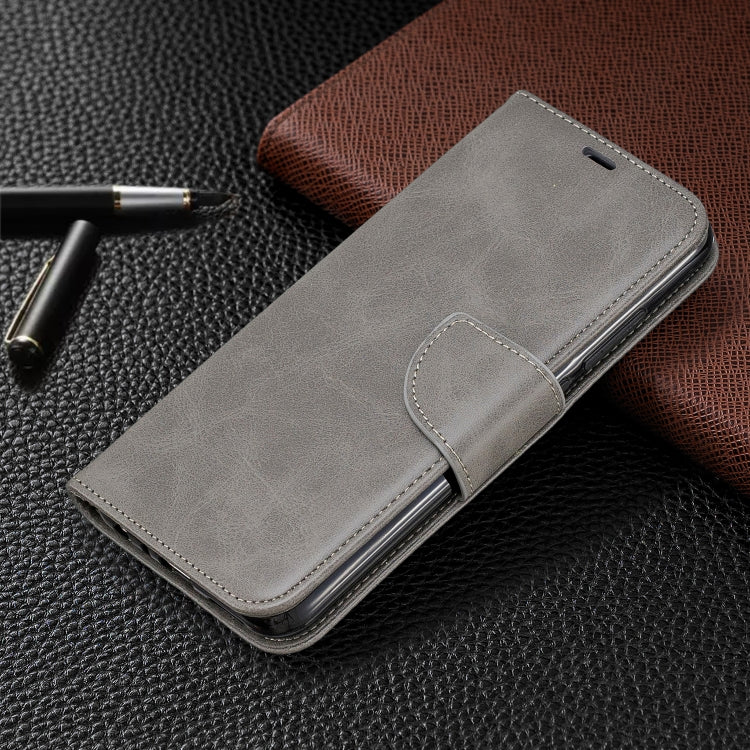 For Xiaomi Redmi Note 8 Retro Lambskin Texture Pure Color Horizontal Flip PU Leather Case with Holder & Card Slots & Wallet & Lanyard