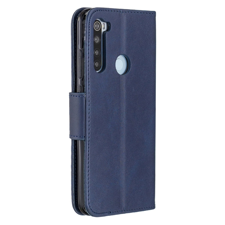 For Xiaomi Redmi Note 8 Retro Lambskin Texture Pure Color Horizontal Flip PU Leather Case with Holder & Card Slots & Wallet & Lanyard