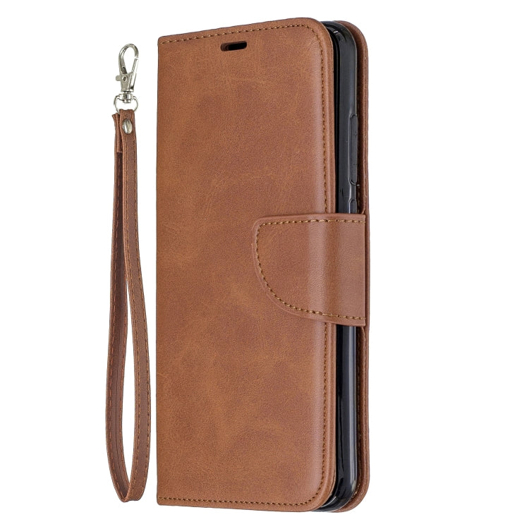 For Xiaomi Redmi Note 8 Retro Lambskin Texture Pure Color Horizontal Flip PU Leather Case with Holder & Card Slots & Wallet & Lanyard