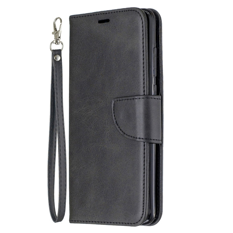 For Xiaomi Redmi Note 8Pro Retro Lambskin Texture Pure Color Horizontal Flip PU Leather Case with Holder & Card Slots & Wallet & Lanyard