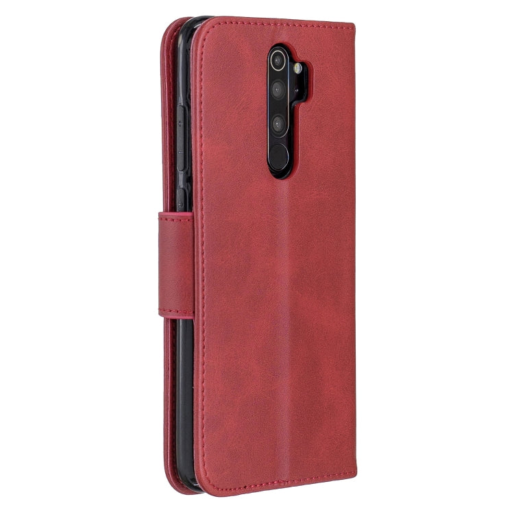 For Xiaomi Redmi Note 8Pro Retro Lambskin Texture Pure Color Horizontal Flip PU Leather Case with Holder & Card Slots & Wallet & Lanyard