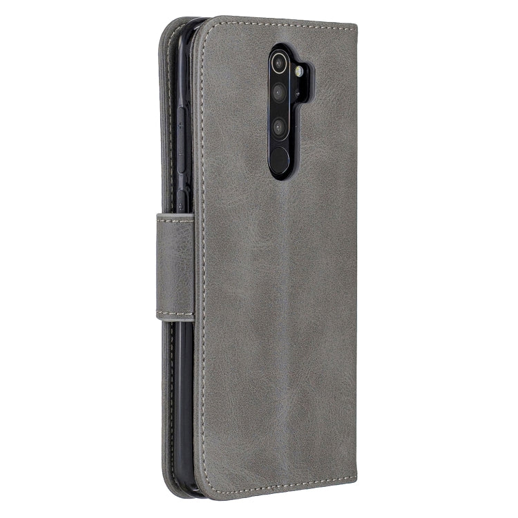 For Xiaomi Redmi Note 8Pro Retro Lambskin Texture Pure Color Horizontal Flip PU Leather Case with Holder & Card Slots & Wallet & Lanyard