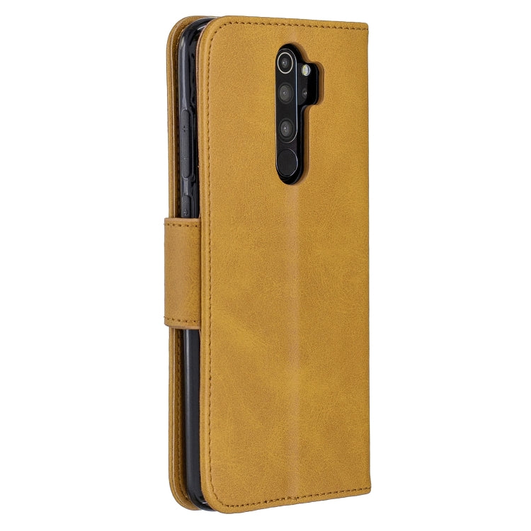 For Xiaomi Redmi Note 8Pro Retro Lambskin Texture Pure Color Horizontal Flip PU Leather Case with Holder & Card Slots & Wallet & Lanyard