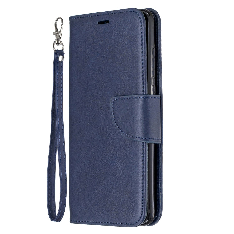 For Xiaomi Redmi Note 8Pro Retro Lambskin Texture Pure Color Horizontal Flip PU Leather Case with Holder & Card Slots & Wallet & Lanyard