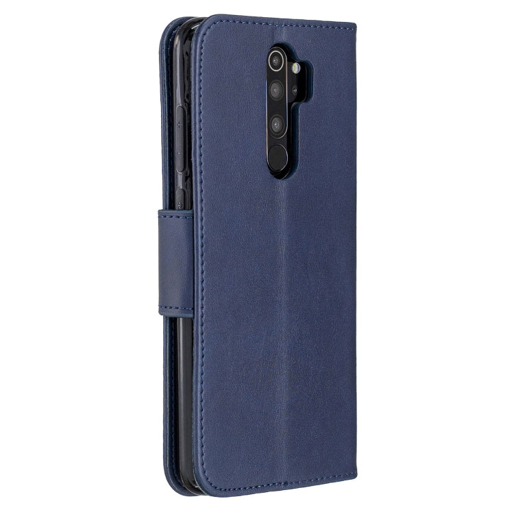 For Xiaomi Redmi Note 8Pro Retro Lambskin Texture Pure Color Horizontal Flip PU Leather Case with Holder & Card Slots & Wallet & Lanyard