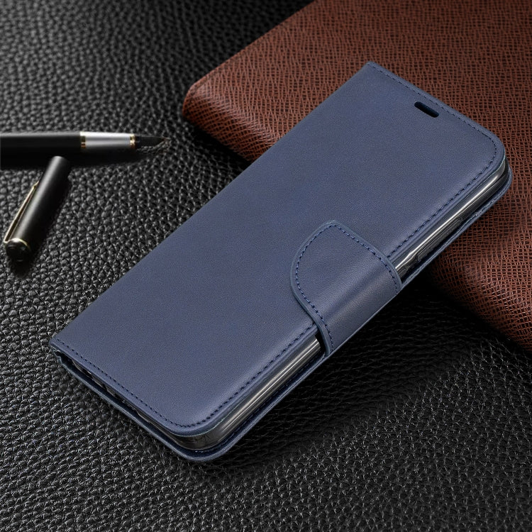 For Huawei Mate 30 Pro Retro Lambskin Texture Pure Color Horizontal Flip PU Leather Case with Holder & Card Slots & Wallet & Lanyard