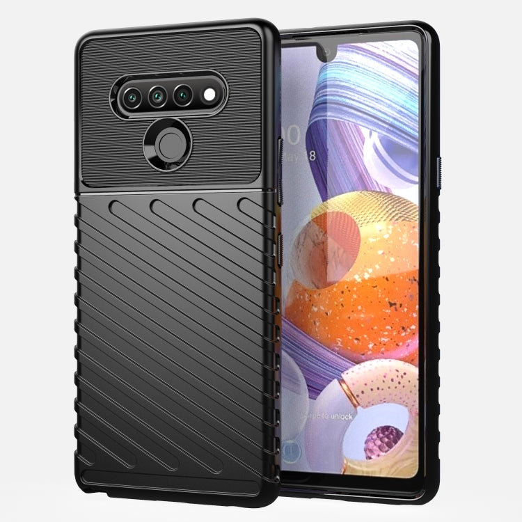For LG K71 Thunderbolt Shockproof TPU Protective Soft Case
