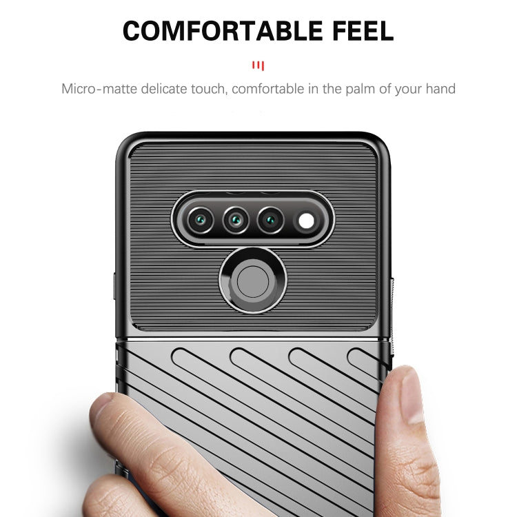 For LG K71 Thunderbolt Shockproof TPU Protective Soft Case