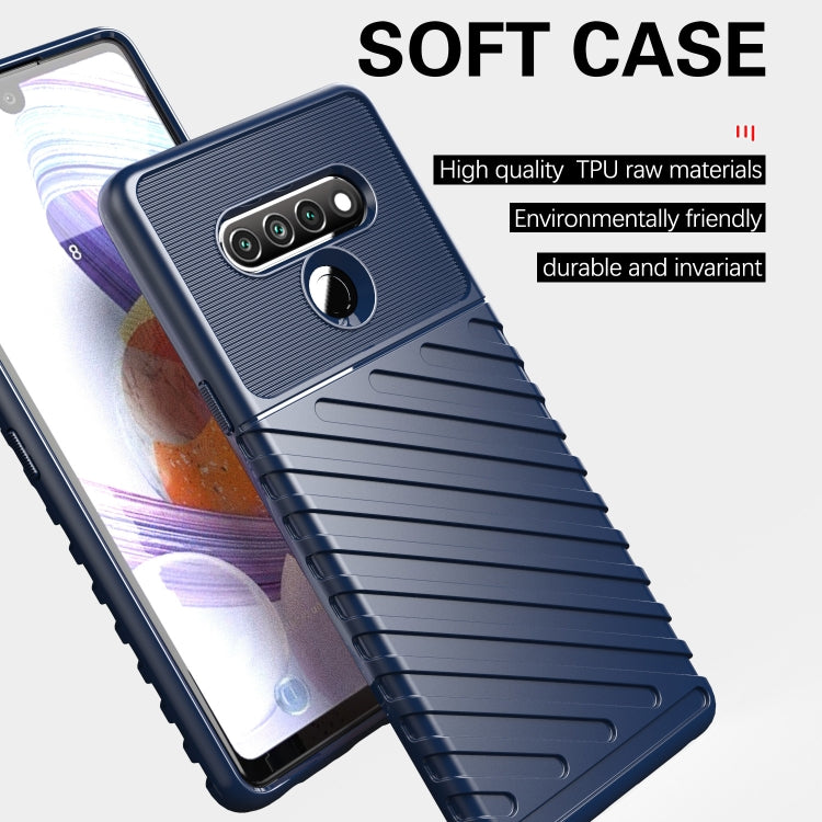 For LG K71 Thunderbolt Shockproof TPU Protective Soft Case