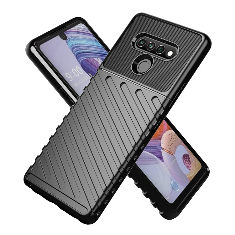 For LG K71 Thunderbolt Shockproof TPU Protective Soft Case