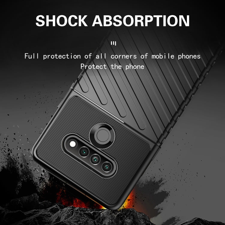 For LG K71 Thunderbolt Shockproof TPU Protective Soft Case
