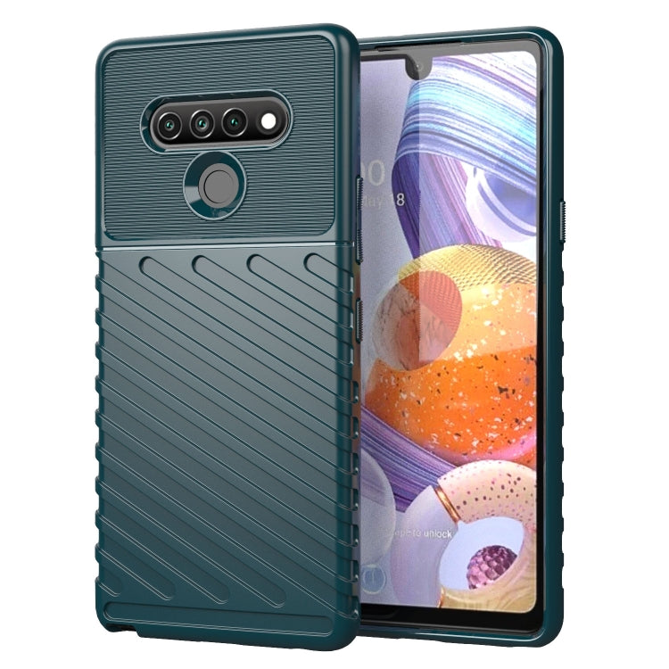 For LG K71 Thunderbolt Shockproof TPU Protective Soft Case