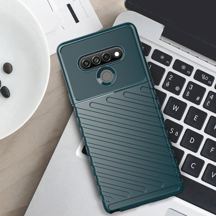 For LG K71 Thunderbolt Shockproof TPU Protective Soft Case