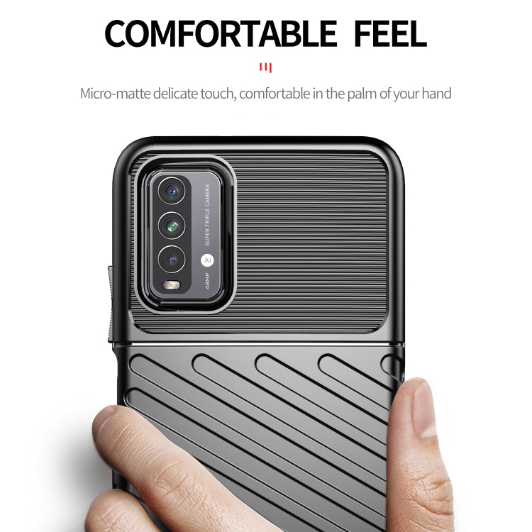 For Xiaomi Redmi 9T Thunderbolt Shockproof TPU Protective Soft Case