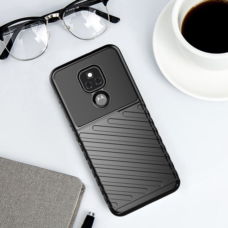 For Motorola Moto E7 Plus Thunderbolt Shockproof TPU Protective Soft Case