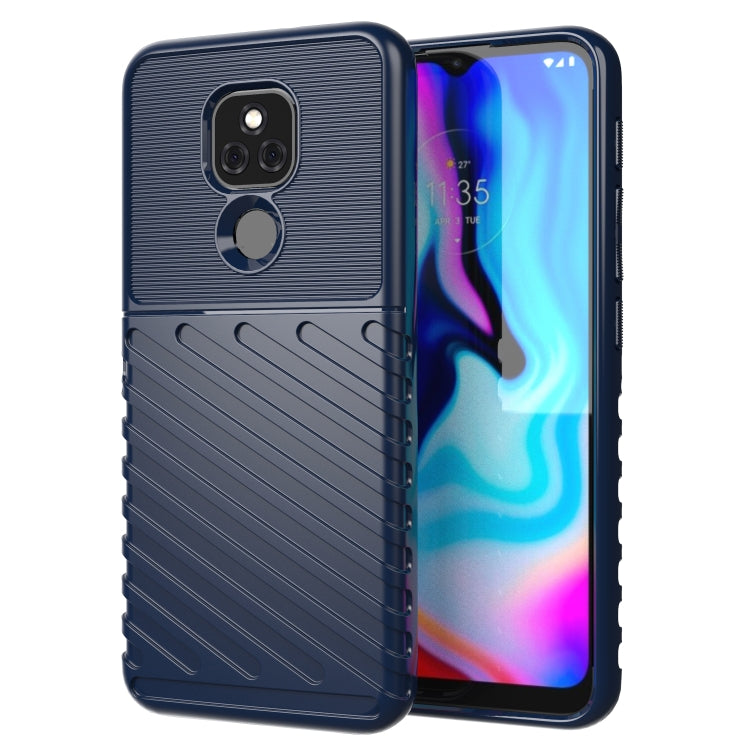 For Motorola Moto E7 Plus Thunderbolt Shockproof TPU Protective Soft Case
