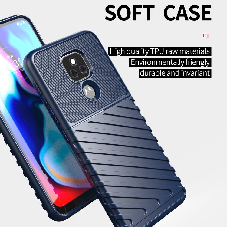 For Motorola Moto E7 Plus Thunderbolt Shockproof TPU Protective Soft Case