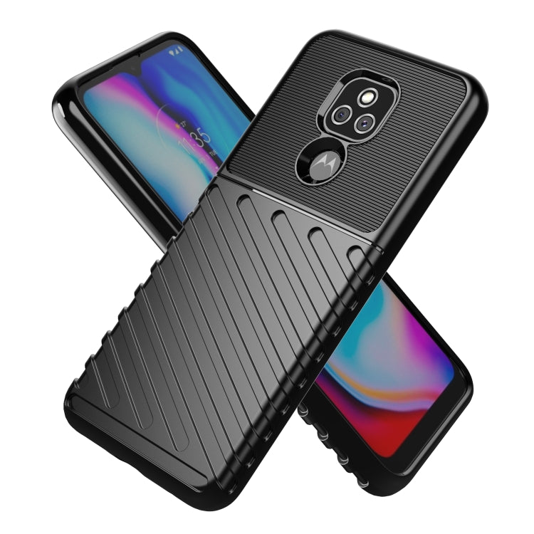 For Motorola Moto E7 Plus Thunderbolt Shockproof TPU Protective Soft Case