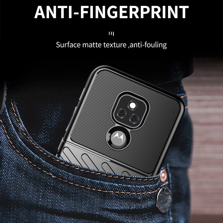 For Motorola Moto E7 Plus Thunderbolt Shockproof TPU Protective Soft Case